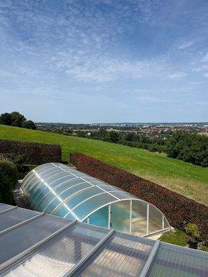 Blick vom Balkon im 1. OG