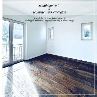 Schlafzimmer mit Ankleide