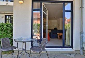 Terrasse in Nordostlage