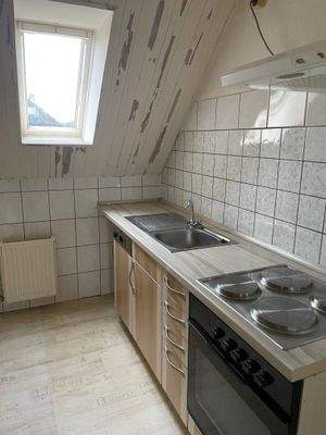 Küche im Dachgeschoss