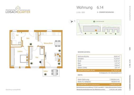 Wohnung Nr. 6.14