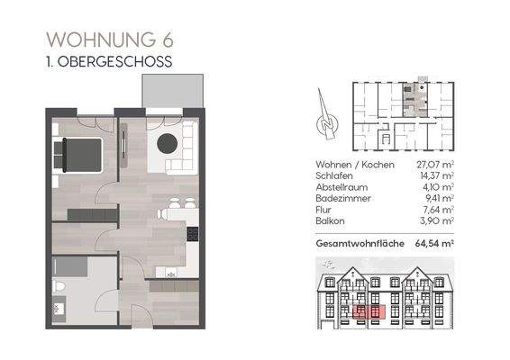 Einzelne Grundrisse 1 6