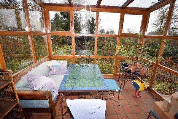 Wintergarten hinter der Küche