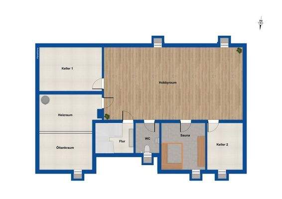 Grundriss Untergeschoss