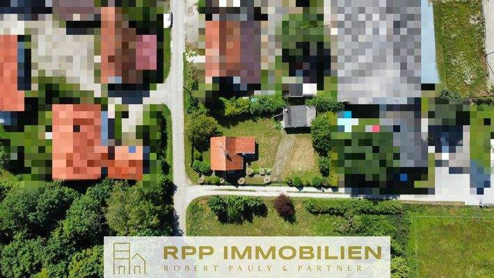 Drohnenansicht Grundstück