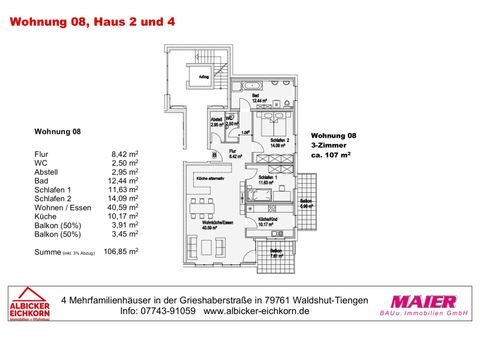 Waldshut-Tiengen Wohnungen, Waldshut-Tiengen Wohnung kaufen