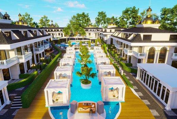 New Build Flats with Unique Design in Alanya Incekum