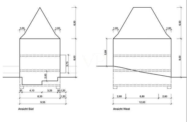 Neubauvorschlag: Ansicht