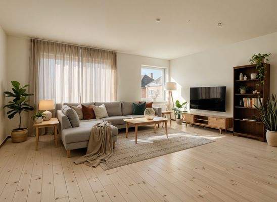 Wohnzimmer - (KI generiert)