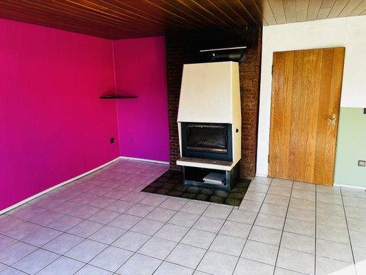 Wohnbereich mit Holzofen