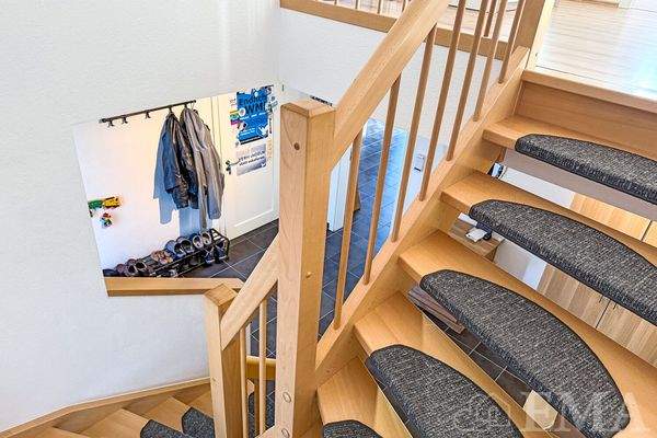 Treppe ins Dachgeschoss