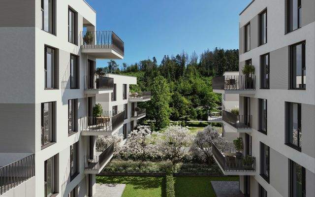 geplante Gartenanlage