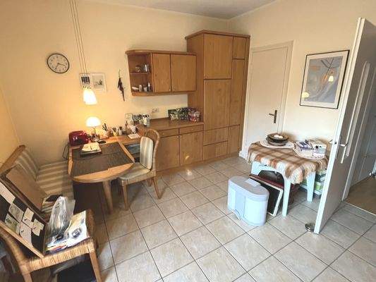 Die Küche im Erdgeschoss