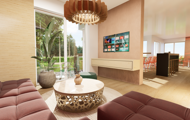 Community Lounge Visualisierung