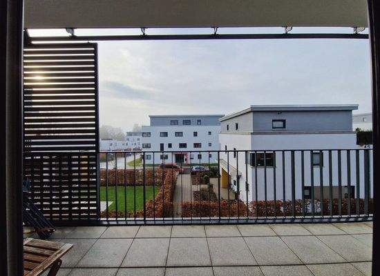 Überdachter Balkon - Blick nach Süden