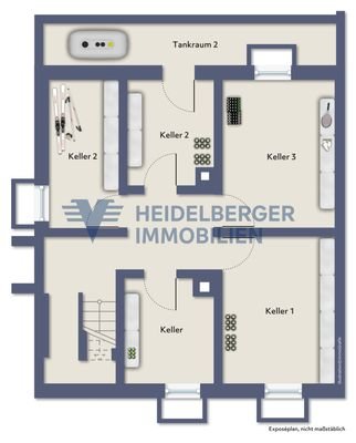 Kellergeschoss Vorderhaus