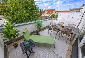 Wunderschöne Dachterrasse