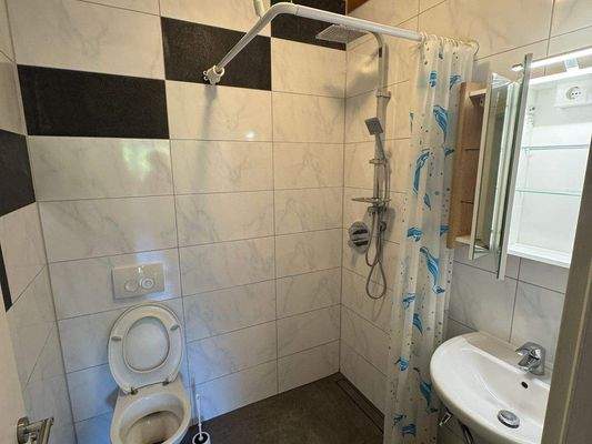 WC mit Dusche