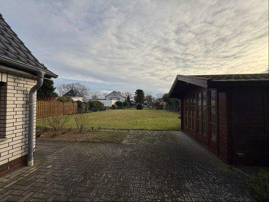 Blick über die Terrasse