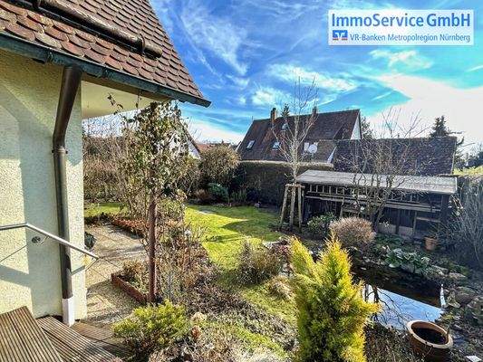 Gartenansicht Terrasse