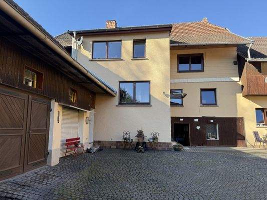 Ansicht Süden Haupthaus Innenhof