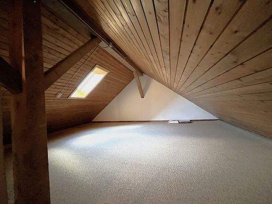 Ausgebauter Dachboden
