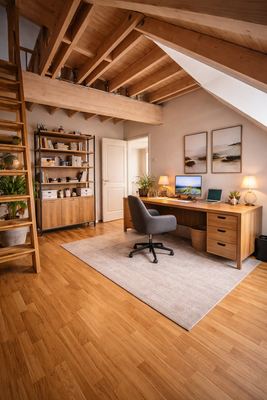 Visualisierung Arbeitszimmer