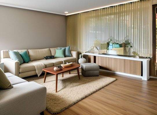 Wohnzimmer, KI-generiert