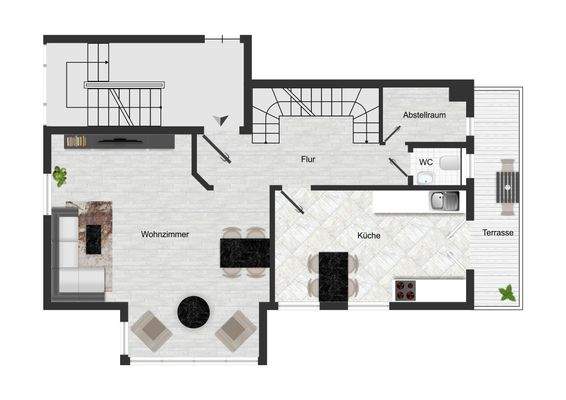 unverbindlicher Grundriss 1.OG