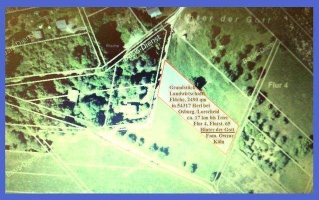 Luftaufnahme Grundstück Landw. Fläche in 54317 Her