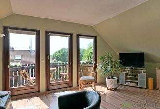 Blick ins Wohnzimmer