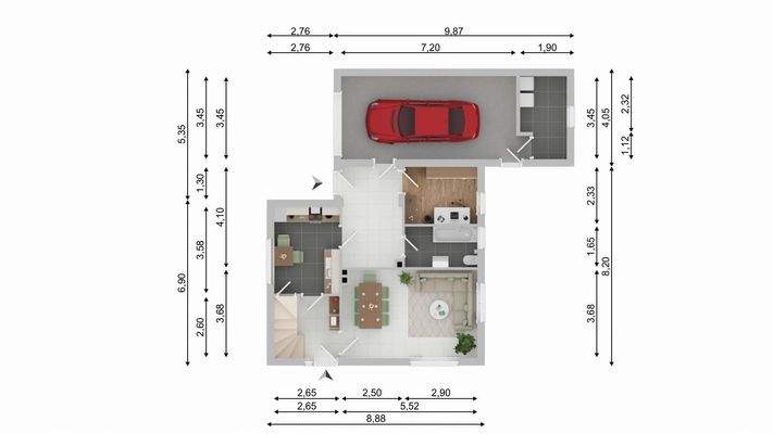 Grundriss Erdgeschoss