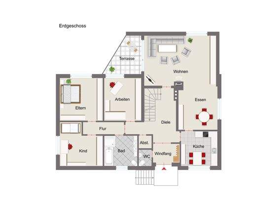 Grundriss Erdgeschoss