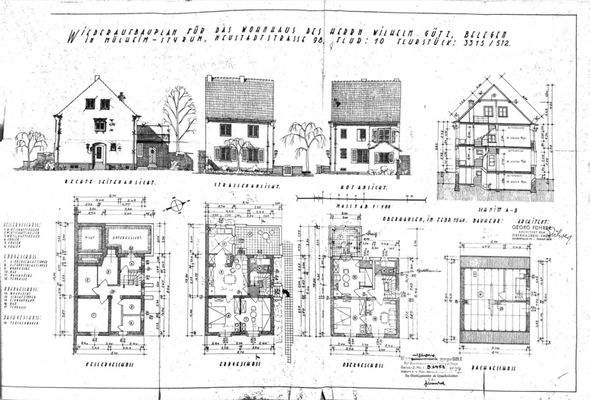 Grundrisse-Anscihten-Schnitt