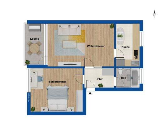 Grundriss 3. Obergeschoss