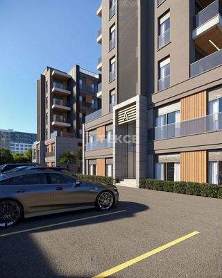 Apartments in a Complex with a Pool Near Airport in Antalya