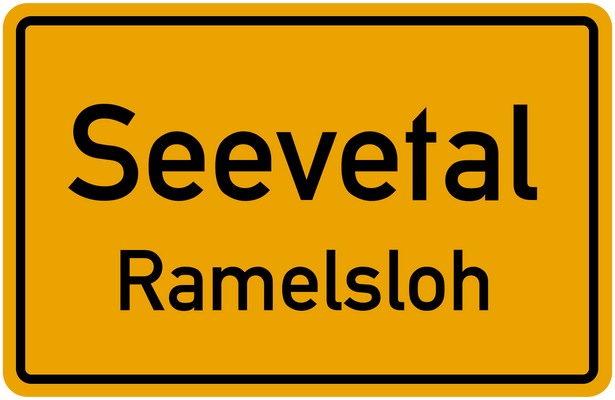 Ortsschild Ramelsloh