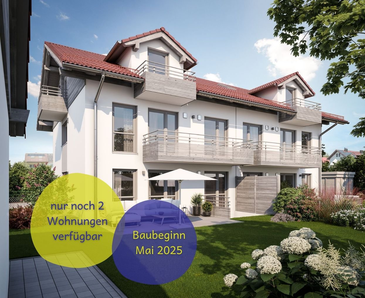 Visualisierung Gartenseite Süd-West