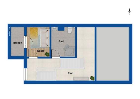 Grundriss 1. OG - Level 2