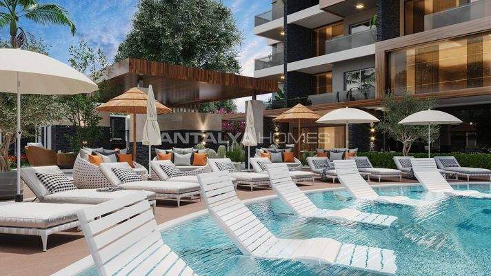 Elegant Flats in a Fully Equipped Complex in Alanya