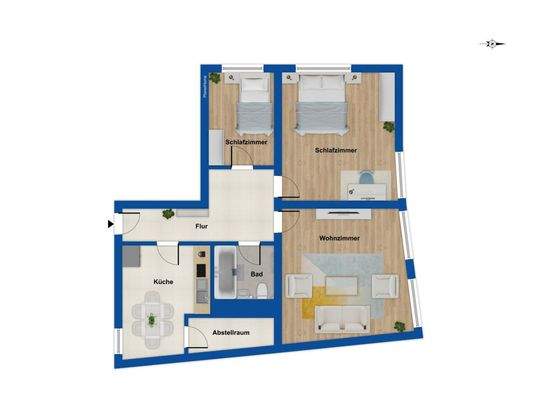 Grundriss 3. Obergeschoss