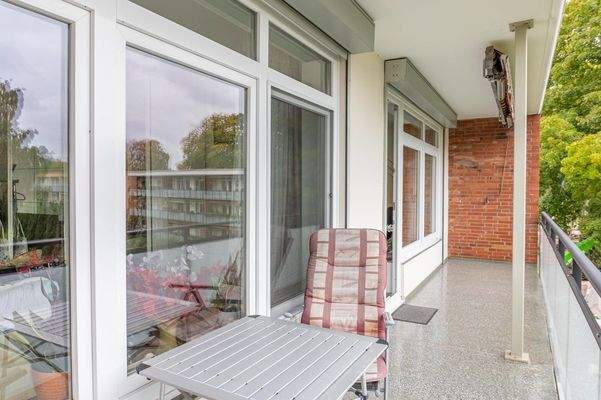Riesiger Balkon