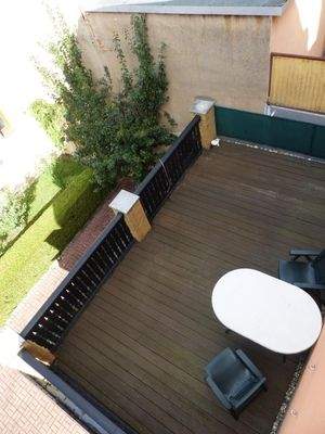 Blick auf Dachterrasse 