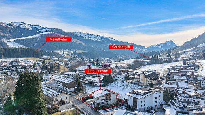 KITZIMMO-Baugrund mit Altbestand und touristischer Widmung kaufen - Immobilien Kirchberg.