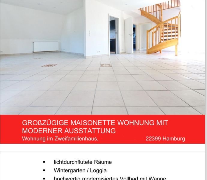 2,5 Zimmer Wohnung in Hamburg (Poppenbüttel)