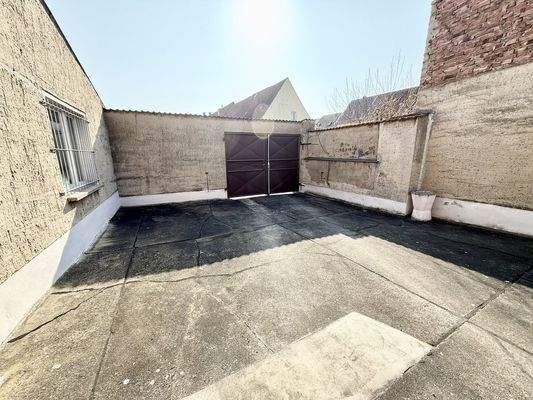 Innenhof der Nebengebäude