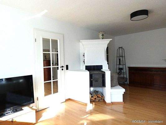 gemauerter Kachelofen