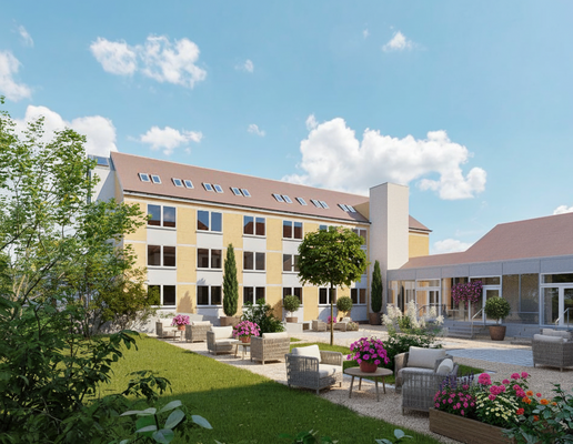 Idyllischer Gemeinschaftsgarten