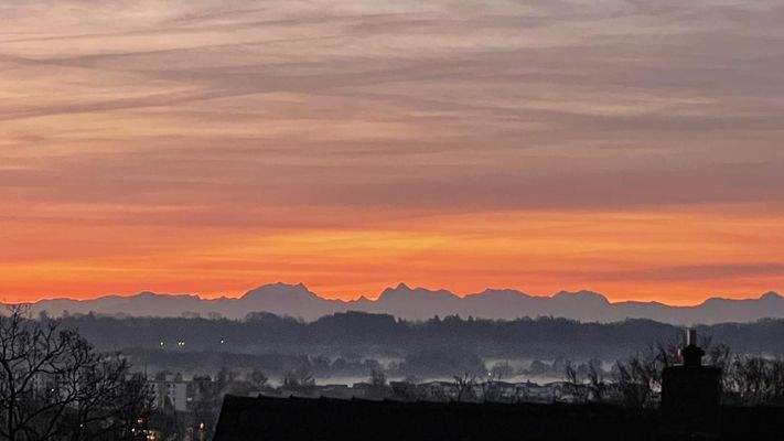 Bergpanorama vom Studio