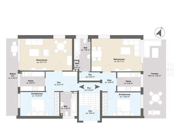 Grundriss - Erdgeschoss